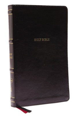 NKJV Thinline Imitation Leather Bible with Red Letter Comfort Print