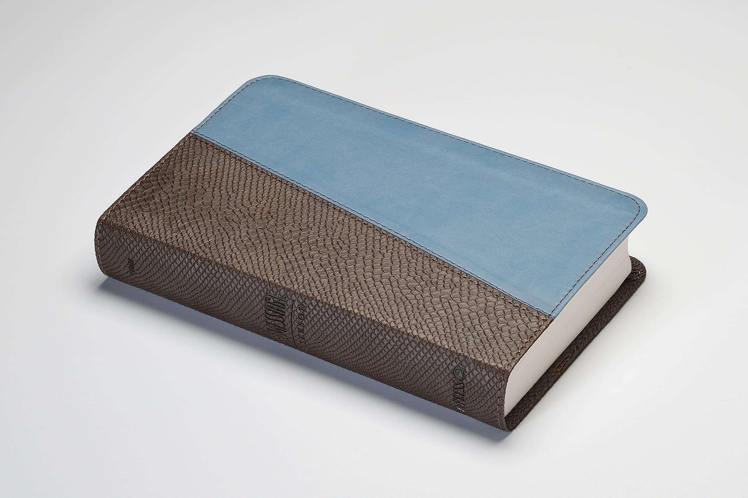 Compact imitation leather bound Bible in contemporary language