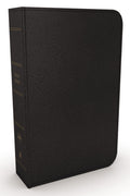 New King James Version Minister's Bible in black imitation leather with red letter edition and comfort print.